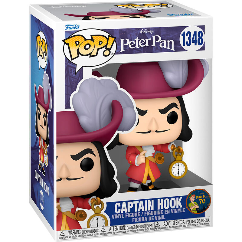Figura POP Disney Peter Pan 70th Anniversary Captain Hook_0