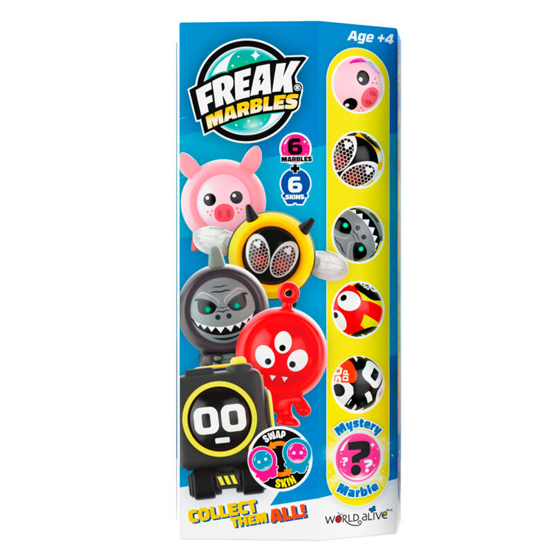 Set 6 Canicas + Skin Freak Marbles_0