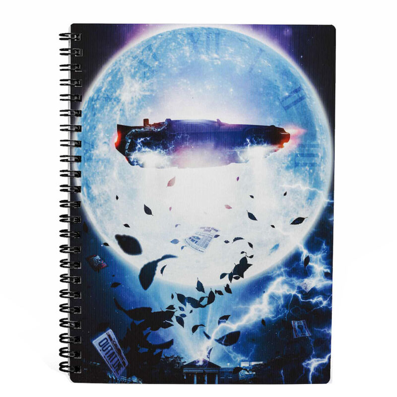 Cuaderno 3D BTTF Delorean Regreso al Futuro_0