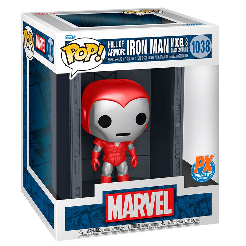 Figura POP Deluxe Marvel Hall of Armor Iron Man Model 8 Exclusive_0