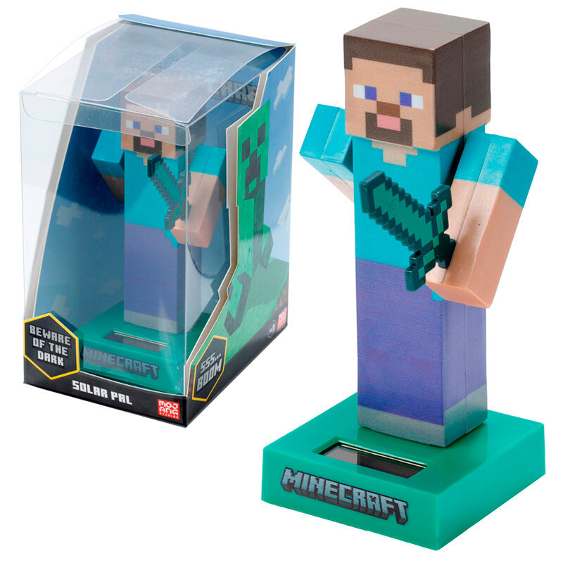 Muñeco solar Steve Minecraft_0