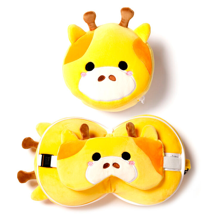 Almohada viaje antifaz Jirafa Relaxeazzz_0