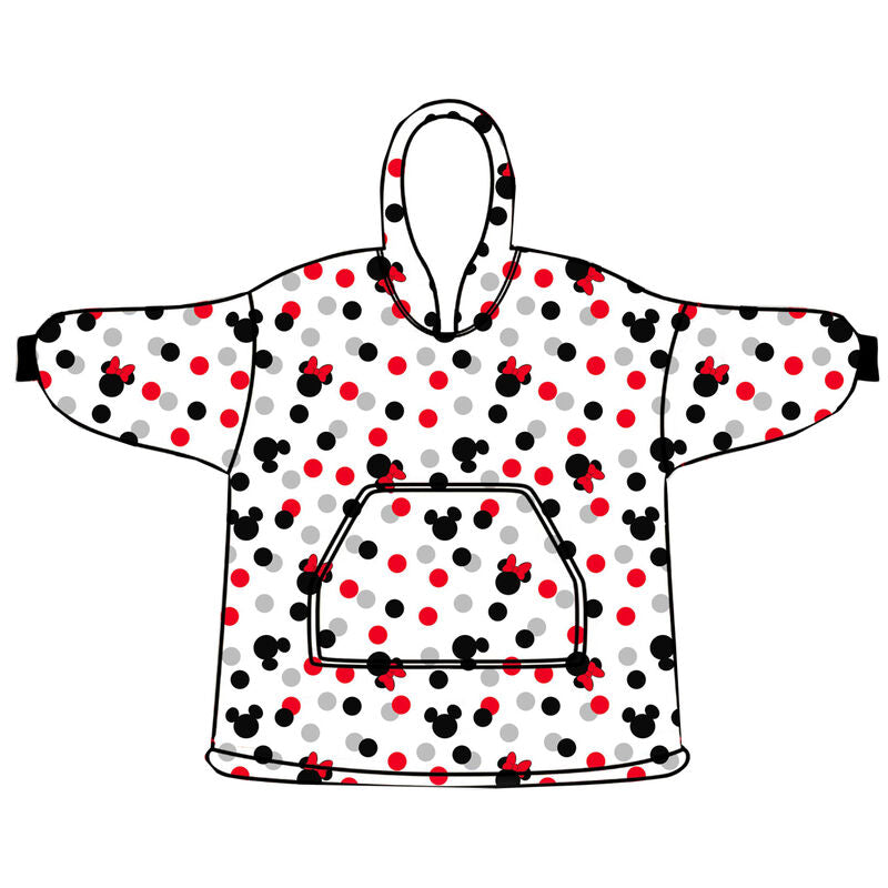 Bata sudadera oversize Minnie Disney coral infantil_0