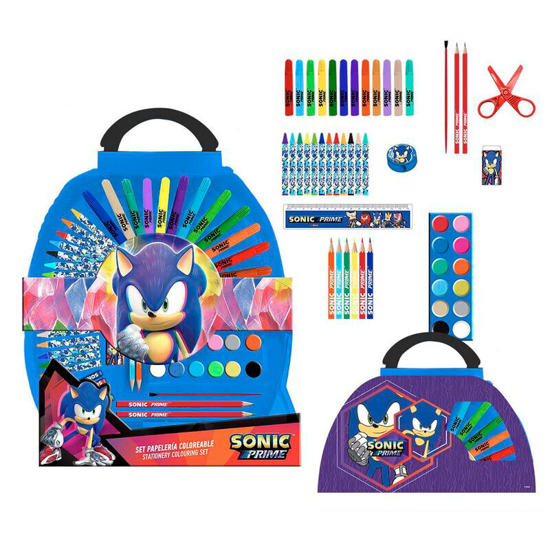 Set Papeleria Sonic Prime 50pzs_0