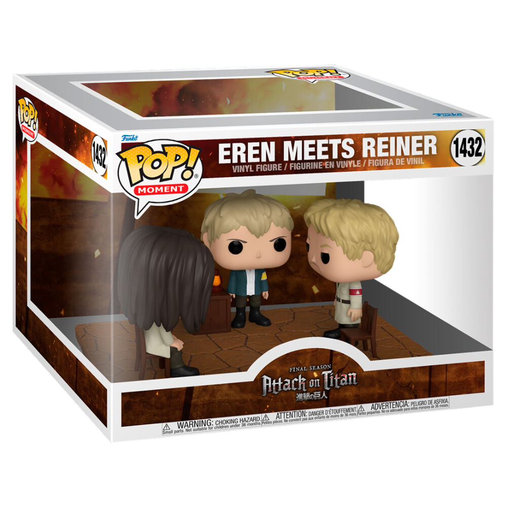 Figura POP Moment Attack on Titan Eren Meets Reiner_0
