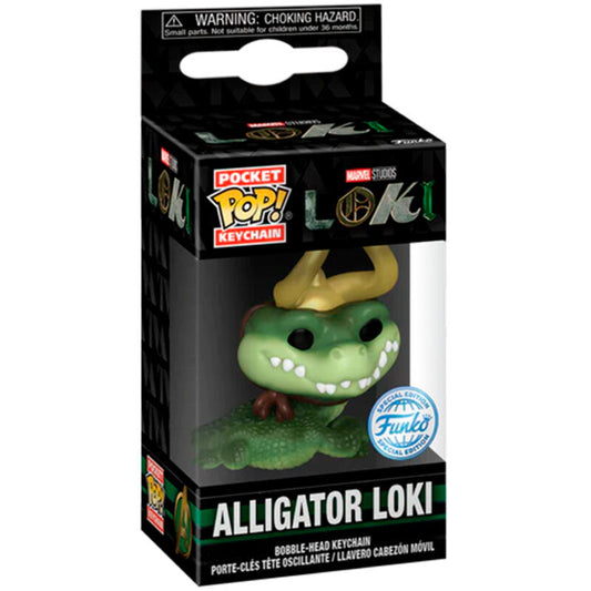 Llavero Pocket POP Marvel Loki Alligator Loki_0