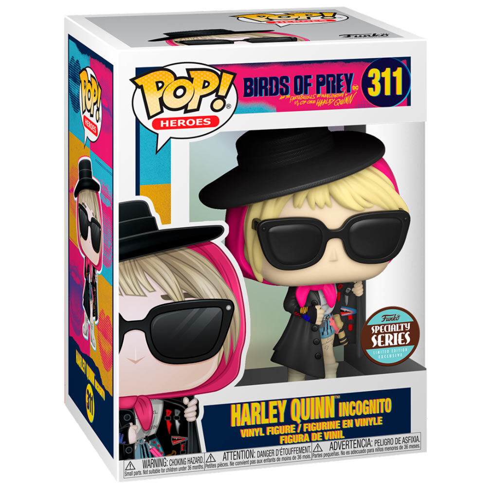 Figura POP Birds of Prey Harley Quinn Incognito Exclusive_0