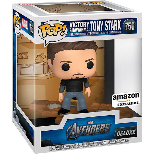 Figura POP Deluxe Marvel Los Vengadores Avengers Tony Stark Exclusive_0