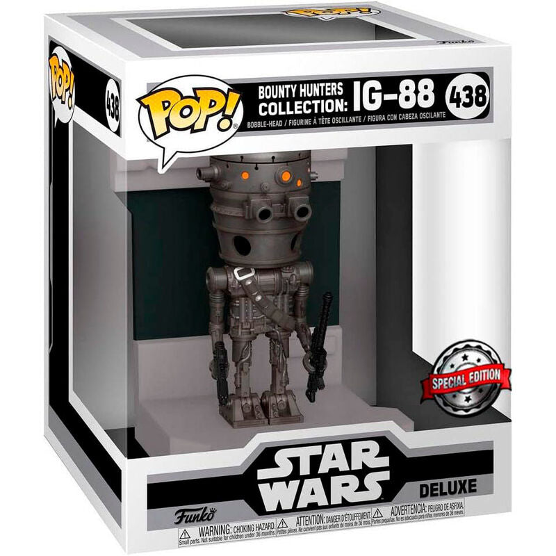Figura POP Deluxe Star Wars Bounty Hunters IG-88 Exclusive_0