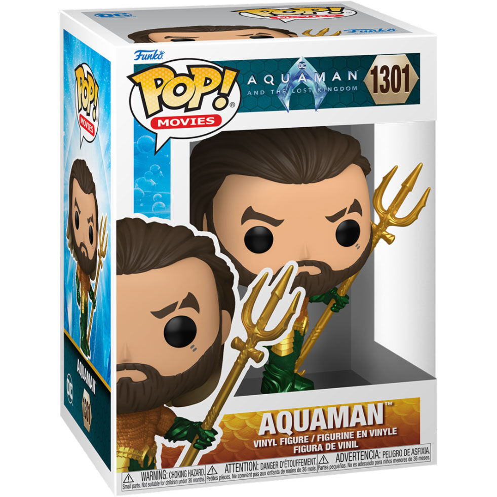 Figura POP DC Comics Aquaman y el Reino Perdido Aquaman_0