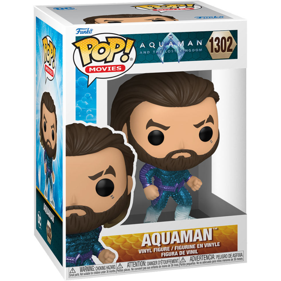 Figura POP DC Comics Aquaman y el Reino Perdido Aquaman_0