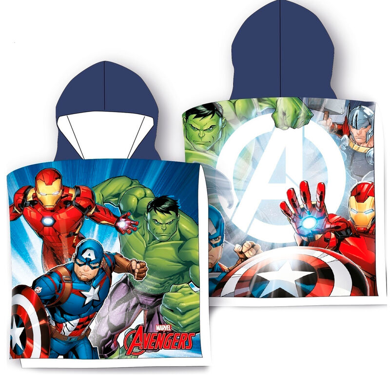 Poncho toalla Vengadores Avengers Marvel algodon_0