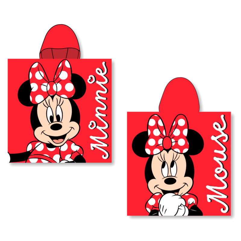 Poncho toalla Minnie Disney algodon_0