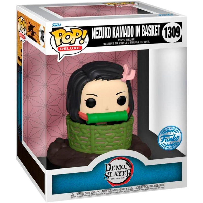 Figura POP Deluxe Demon Slayer Kimetsu no Yaiba Nezuko Kamado in Basket Exclusive_0
