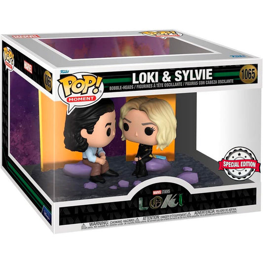 Figura POP Moment Marvel Loki - Loki and Sylvie Exclusive_0
