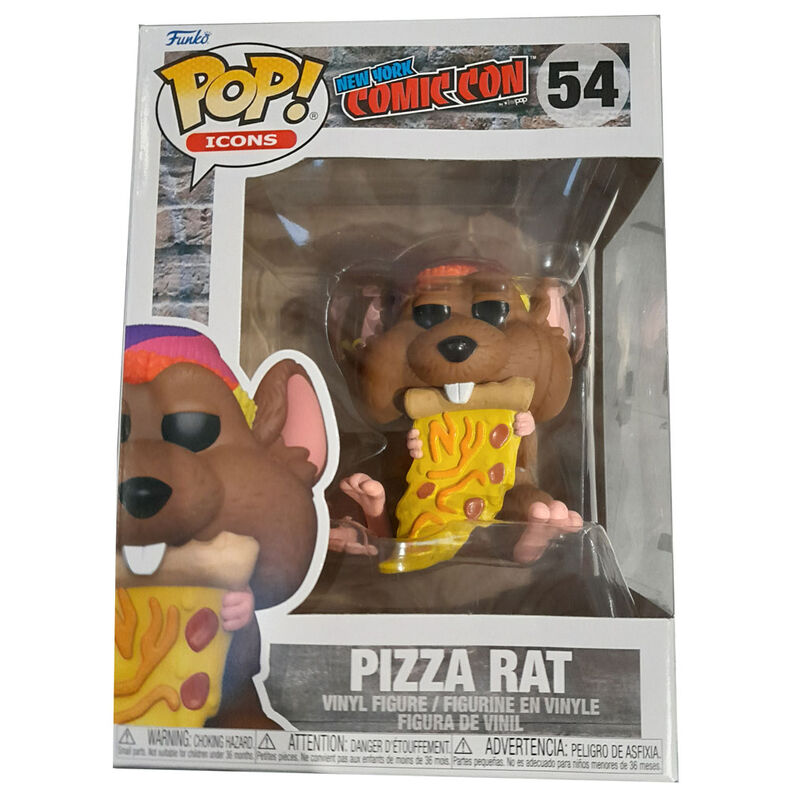 Figura POP New York Comiccon Pizza Rat_0