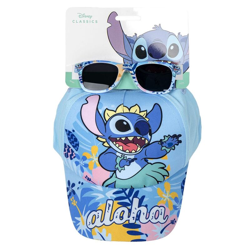 Set gorra + gafas sol Stitch Disney_0