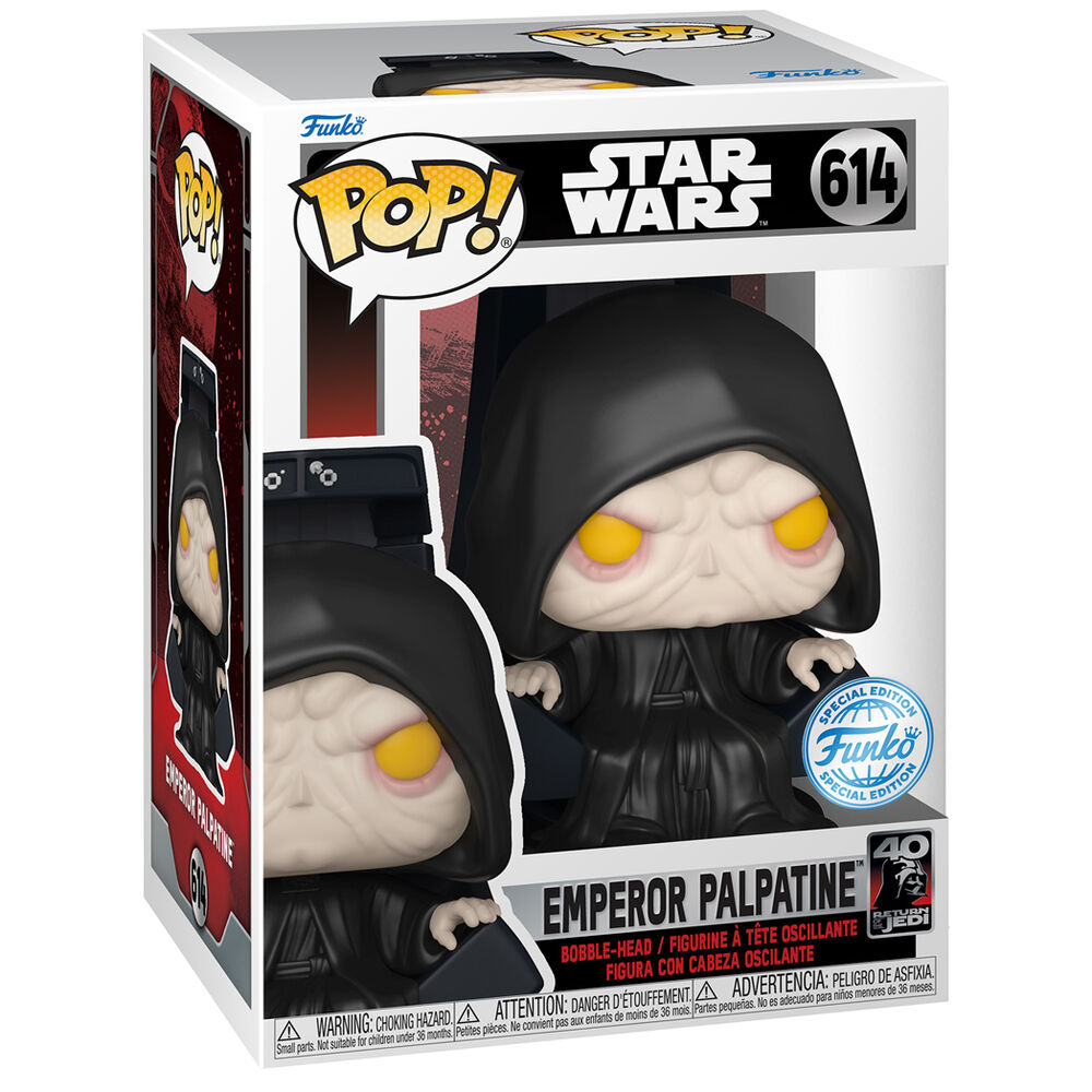 Figura POP Star Wars Emperor Palpatine Exclusive_0