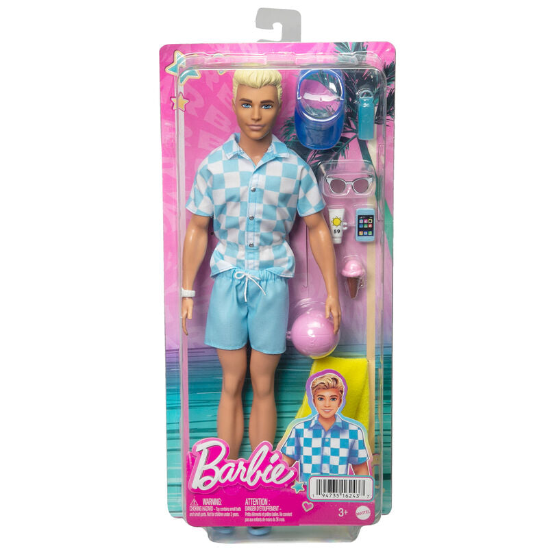 Boneco Barbie Strandtag Ken / Mattel / HPL74_0