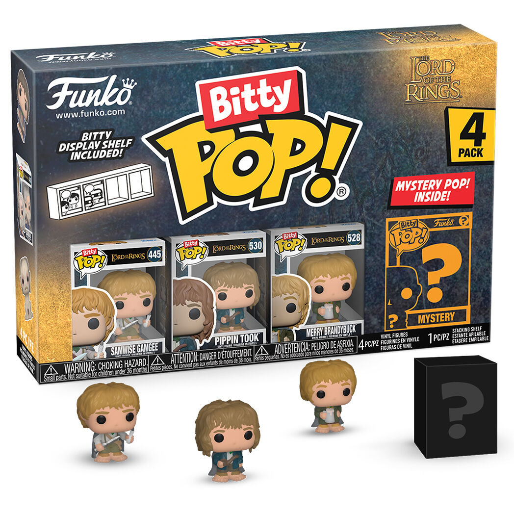 Blister 4 figuras Bitty POP El Señor de los Anillos Samwise_0