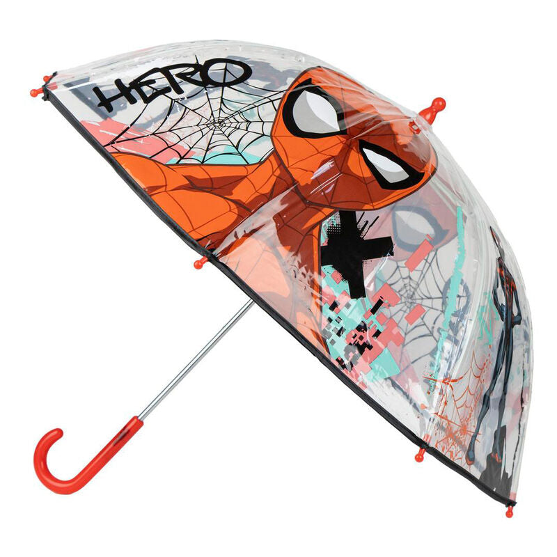 Paraguas manual burbuja Spiderman Marvel_0