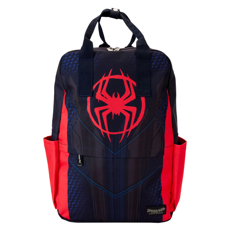 Mochila nylon Traje Miles Morales Spider-Verse Marvel Loungefly 43cm_0