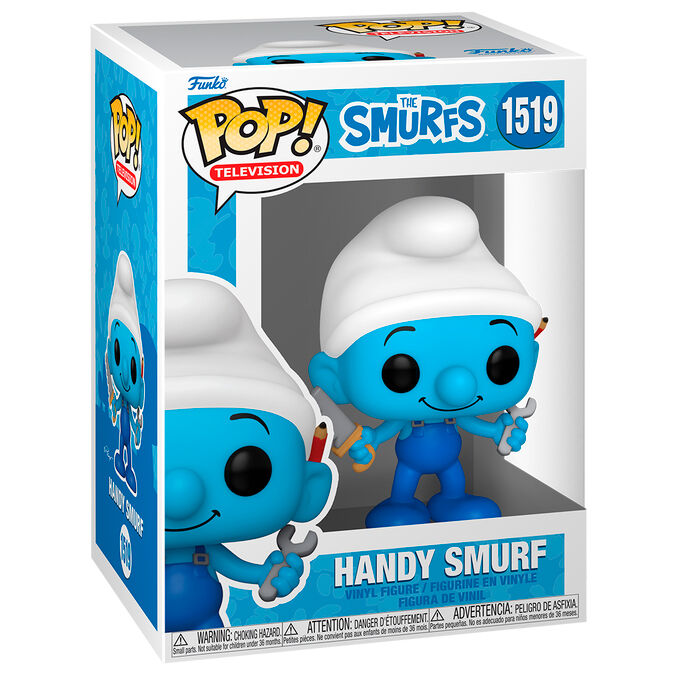 Figura POP The Smurfs Handy Smurf_0