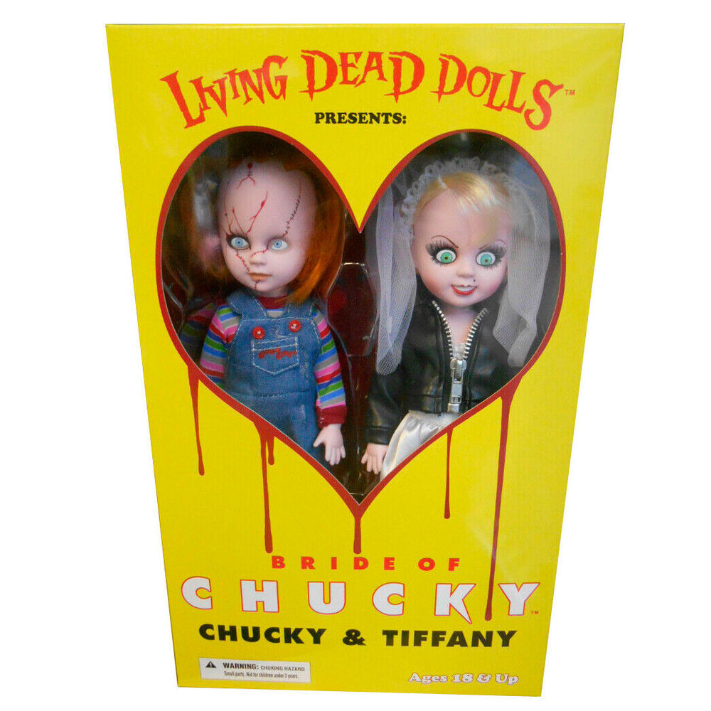 Set 2 muñecos Chucky and Tifanny Living Dead Dolls 25cm_0