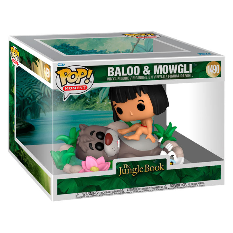 Figura POP Moment Disney El Libro de la Selva Baloo & Mowgli_0