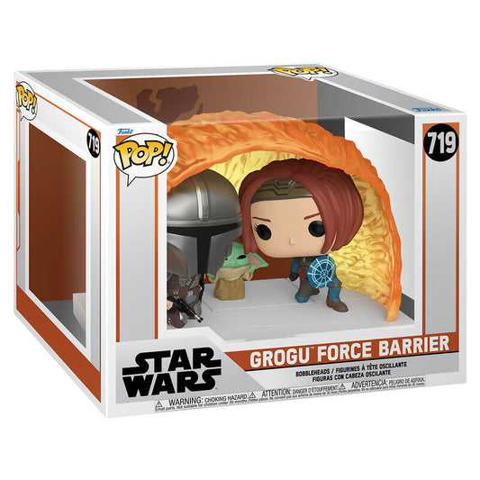 Figura POP Moments Star Wars The Mandalorian Grogu Force Barrier_0
