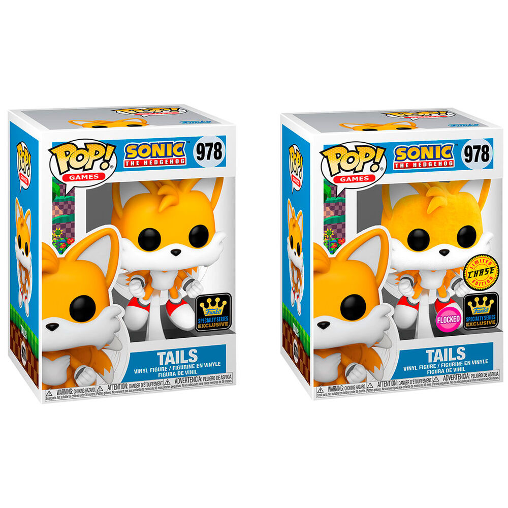 Figura POP Sonic The Hedgehog Tails Exclusive 5 + 1 Chase_0