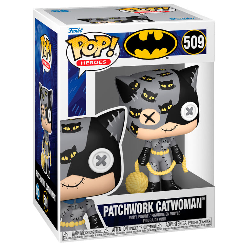 Figura POP DC Comics Patchwork Catwoman_0