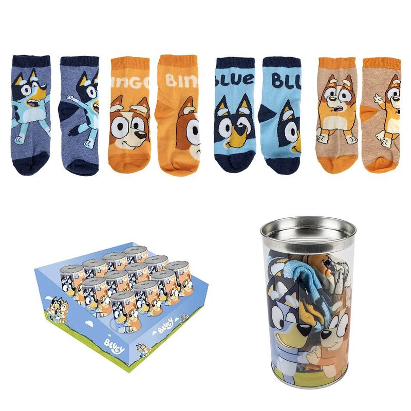 Blister 4 calcetines Bluey surtido_0