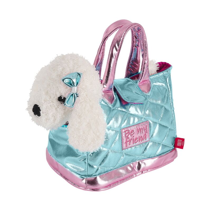 Bolso mano + peluche Azul perro Didi 28cm_0
