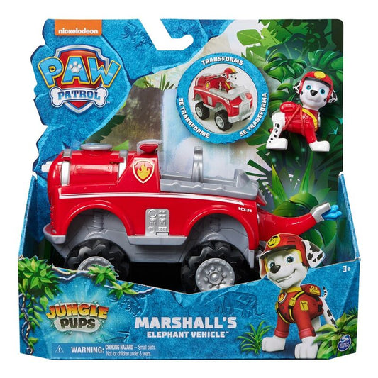 Paw Patrol - Jungle Pups Elefanten-Fahrzeug mit Marshall-Figur, Spielfahrzeug_0