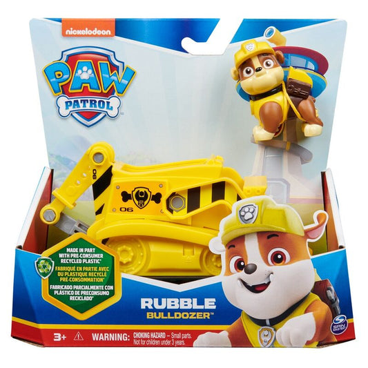 Paw Patrol - Baustellen-Fahrzeug mit Rubble-Figur, Spielfahrzeug_0