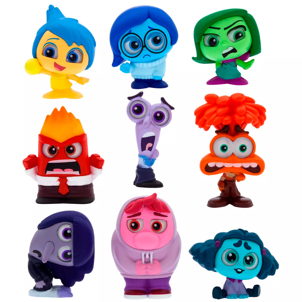 Set 9 figuras Del Reves 2 Doorables Disney Pixar 4cm_0