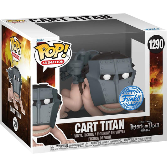 Figura Pop Super Attack On Titan Cart Titan Exclusive_0