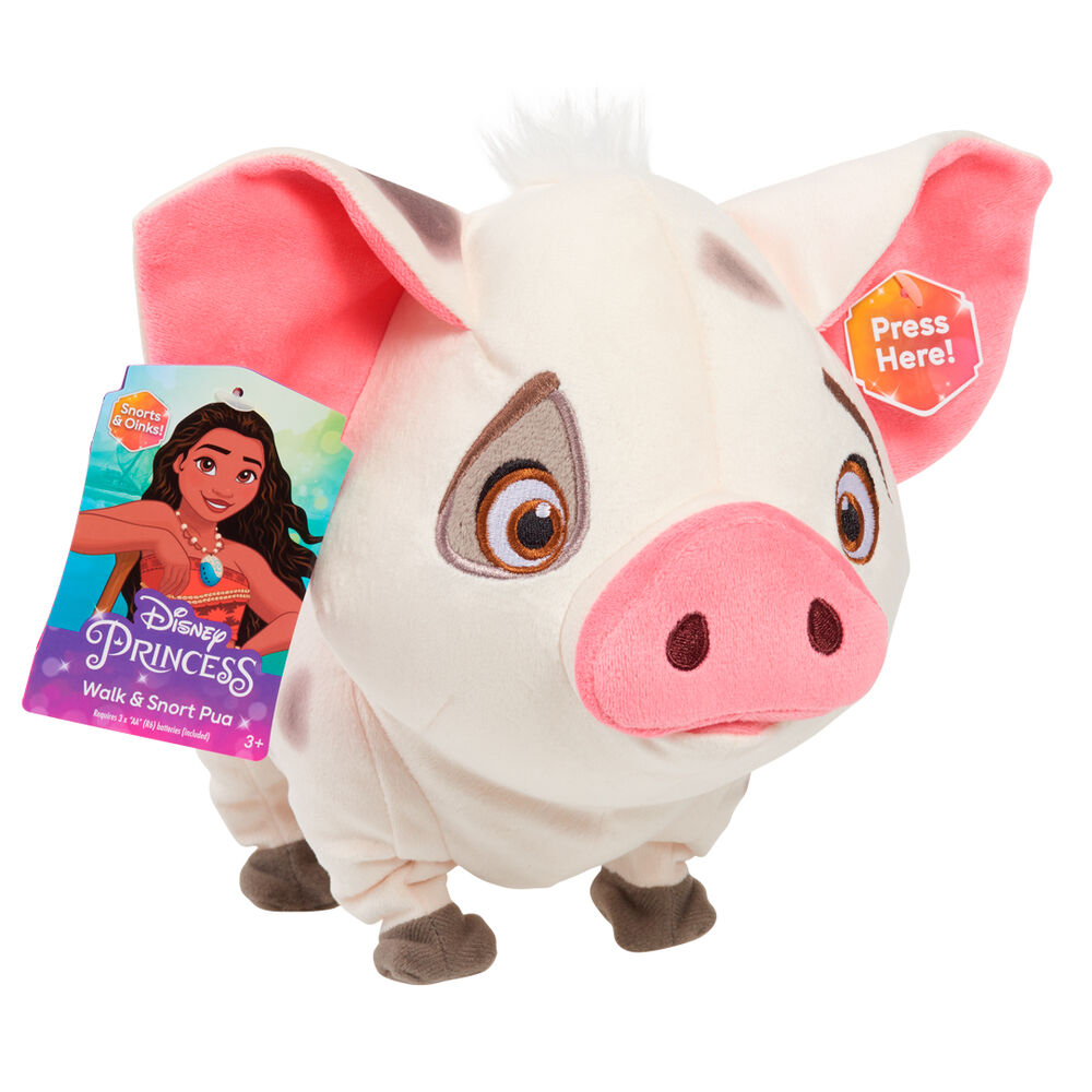Peluche Pua Camina y Gruñe Vaiana Moana 2 Disney_0