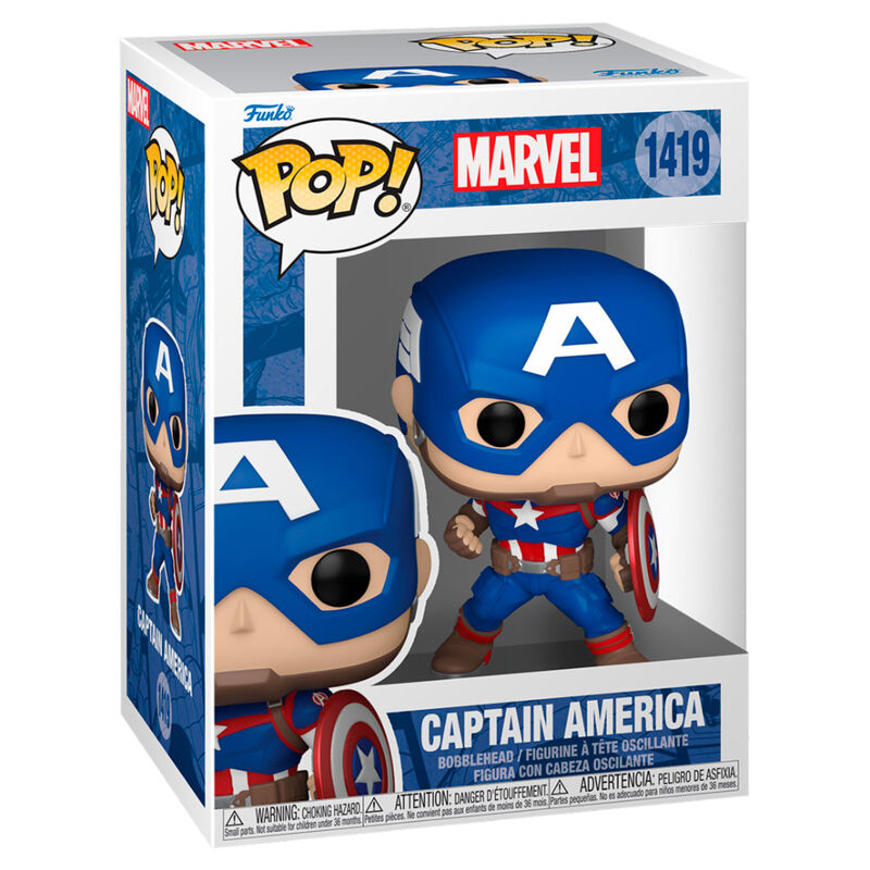 Figura POP Marvel Capitan America Classics_0