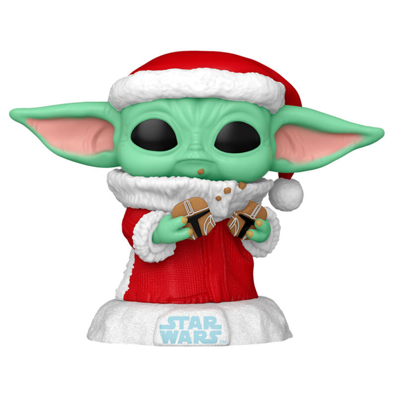 Figura POP Star Wars Grogu with Christmas Cookie_0