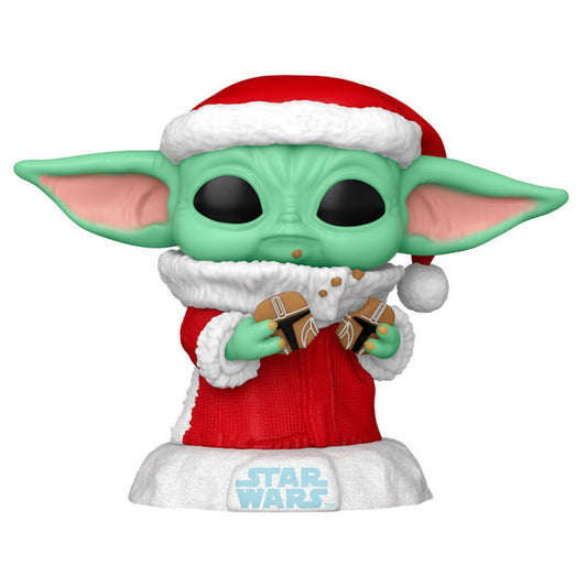 Figura POP Star Wars Grogu with Christmas Cookie_0