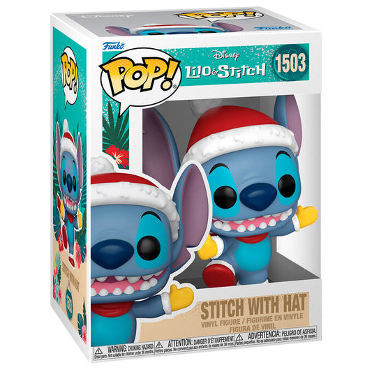 Figura POP Disney Stitch with Santa Hat_0