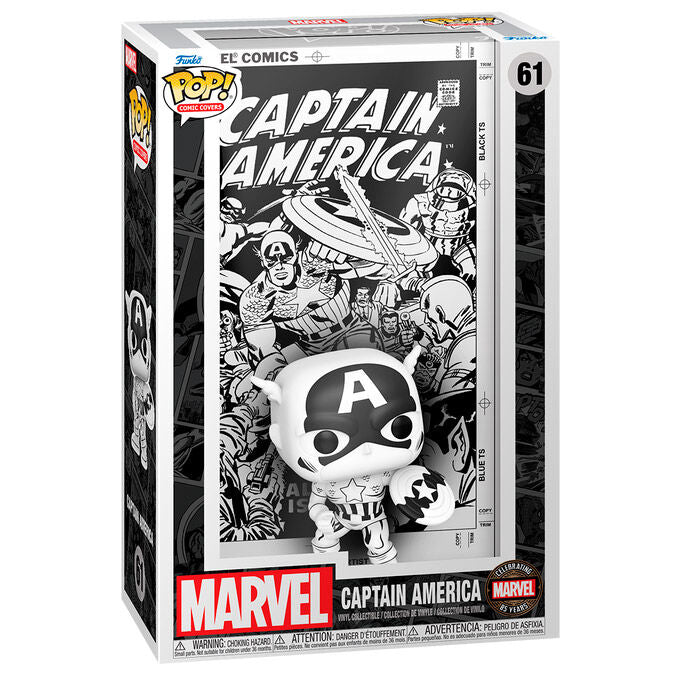 Figura POP Comic Covers Marvel Captain America_0