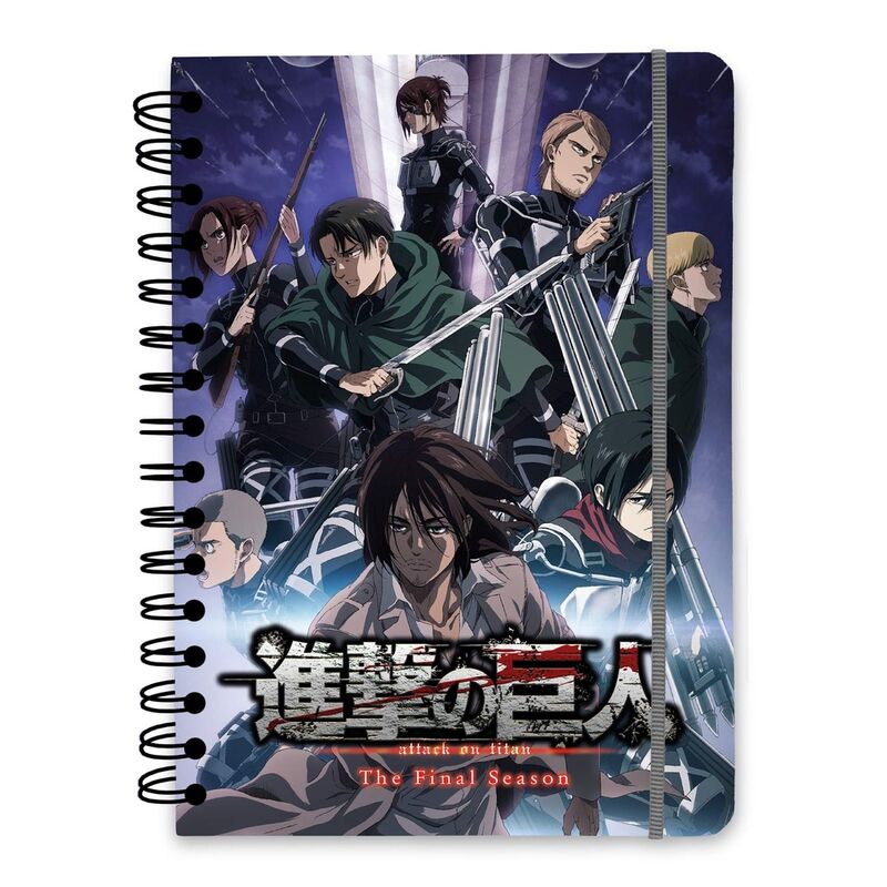 Cuaderno A5 Attack on Titan_0