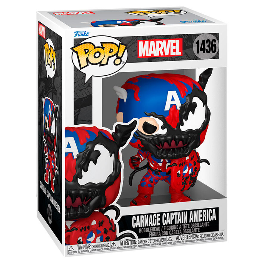 Figura POP Marvel Carnage Capitan America_0
