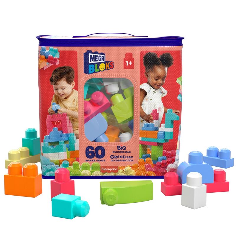 Bolsa Mega Bloks rosa 60pzs_0
