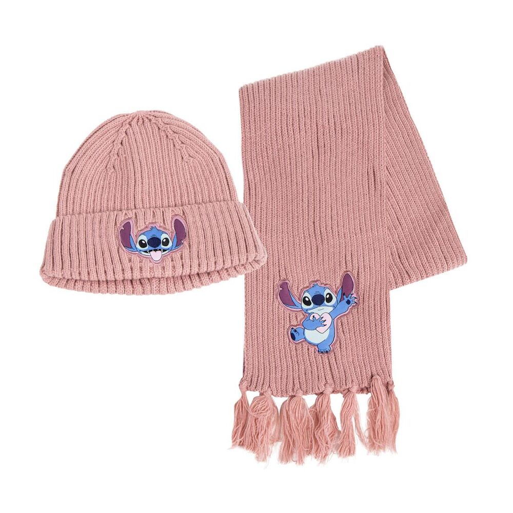 Set gorro y bufanda Stitch Disney_0