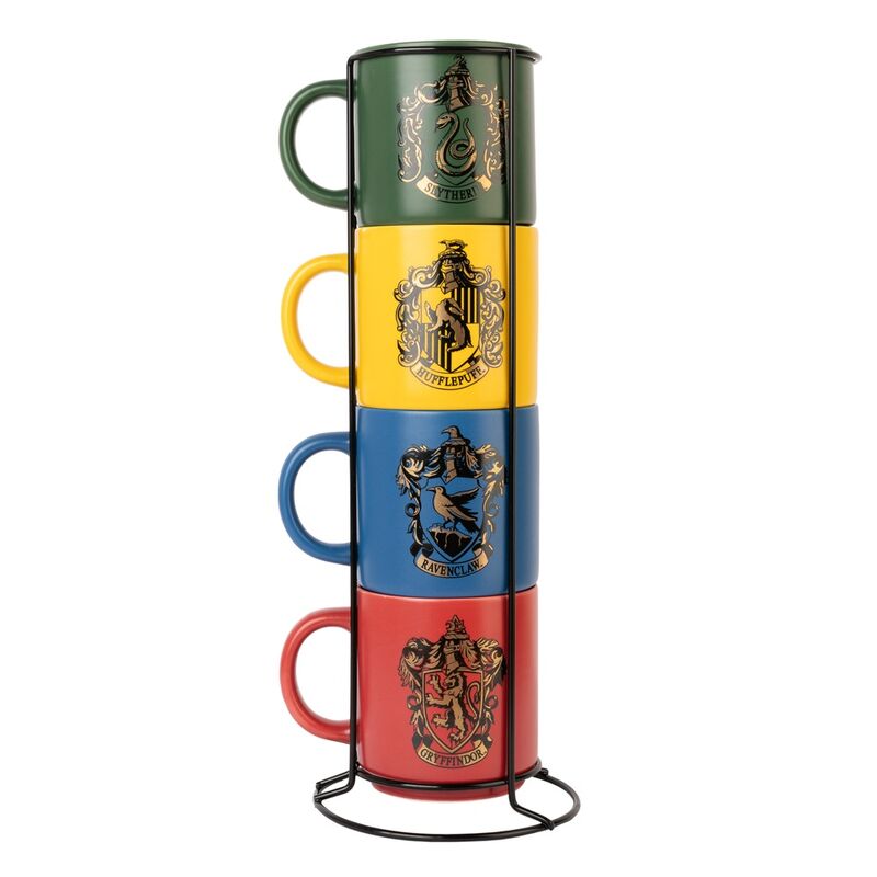 Set 4 tazas Harry Potter 300ml_0
