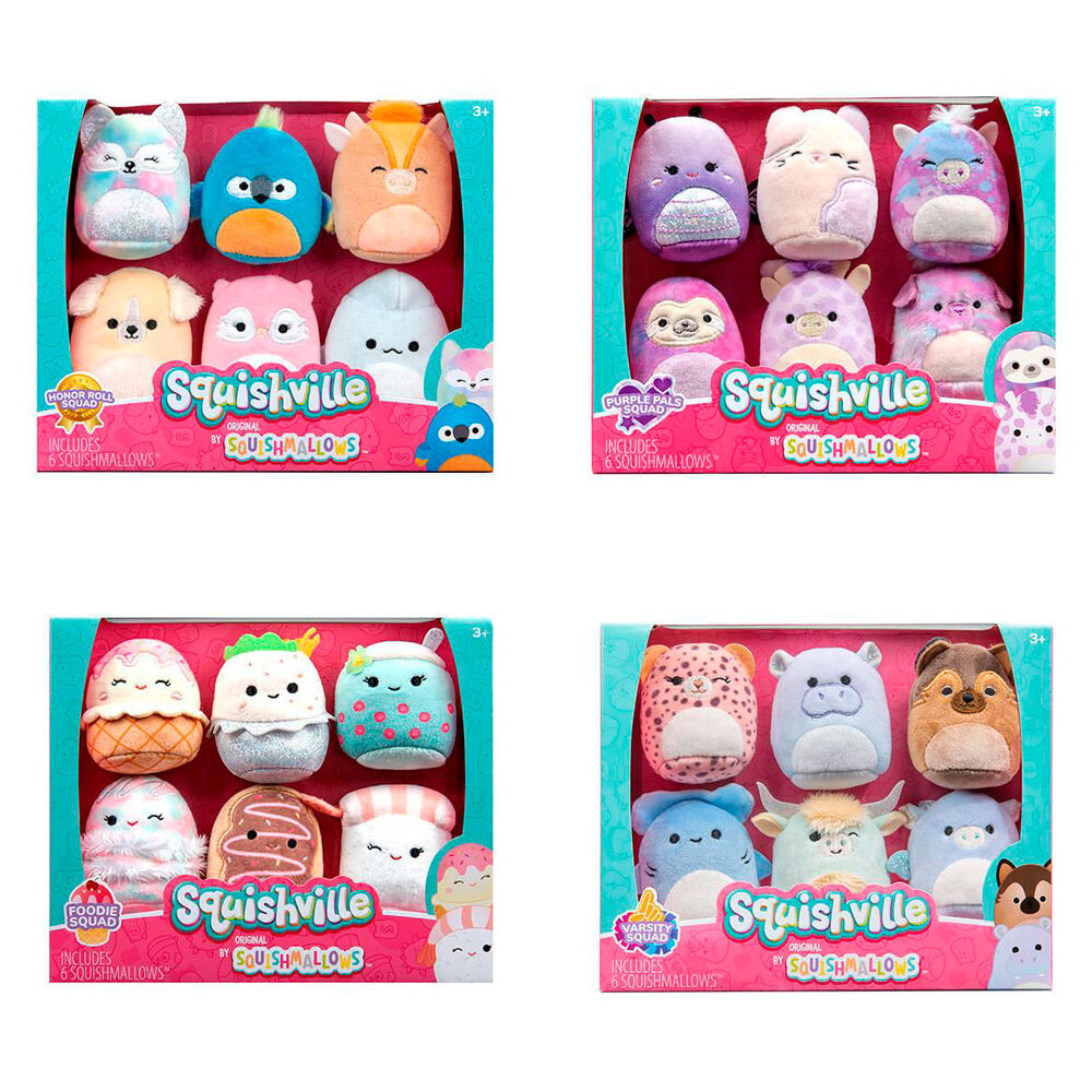 Set peluches Squishmallows 5cm surtido_0